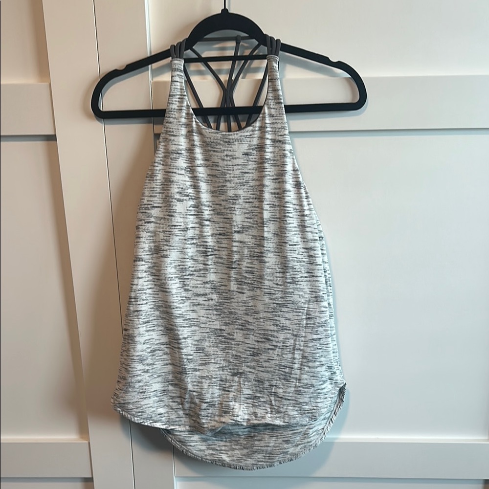lululemon athletica Gray Strappy Tank Top - Picture 1 of 5
